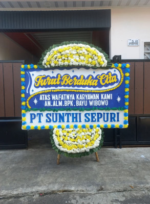 Papan Bunga Duka di Tripa Makmur